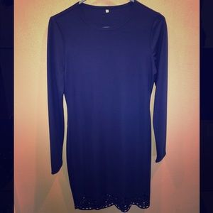 Dark Blue long sleeve dress